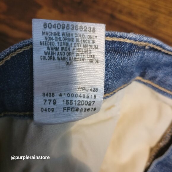 Vtg Levi's Jeans Sz 14 Perfectly Slimming 512 Bootcut High Rise Medium Wash Y2K - Picture 6 of 13